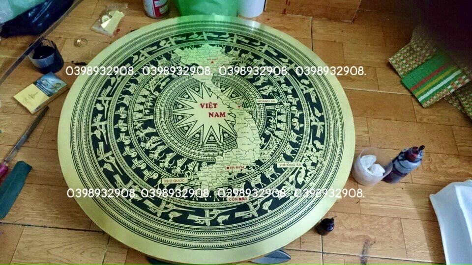 Trống đồng hn kích thước 50 cm chất liệu bằng đồng nguyên chất