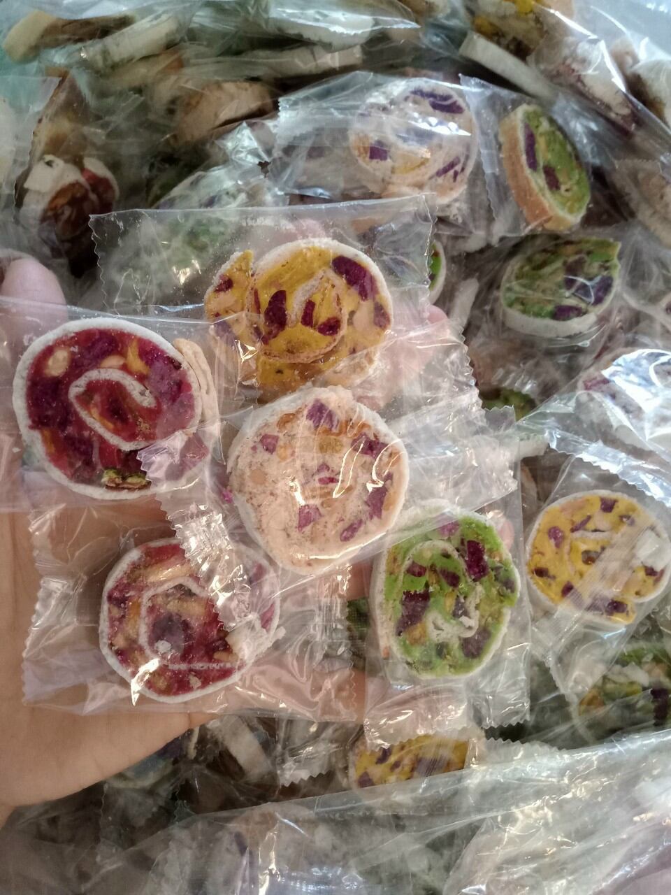 Kẹo dừa nướng trái cây mix vị 500g