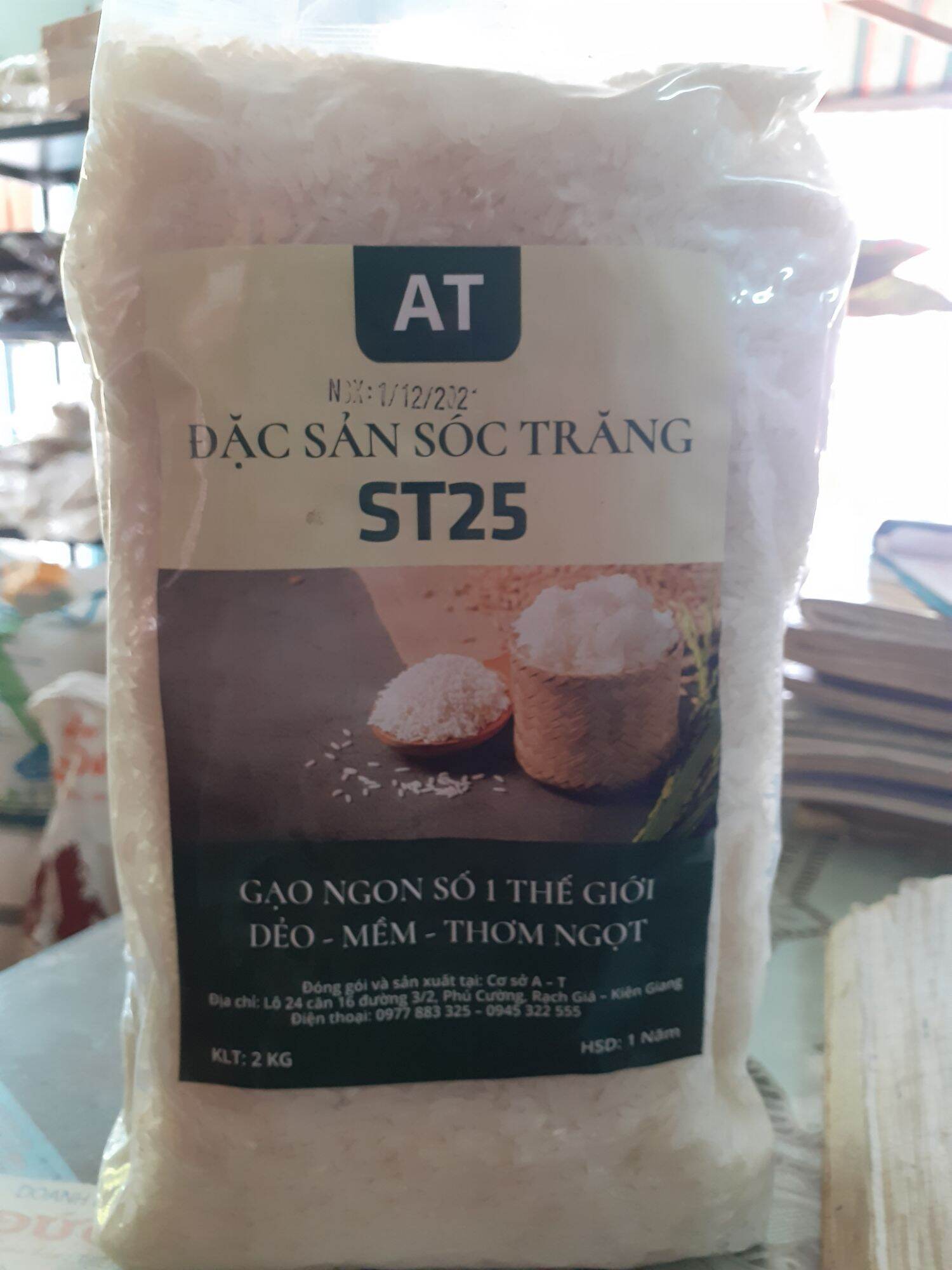 Gạo st25 túi 2ky