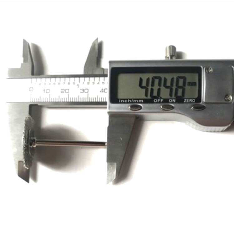 Chổi đĩa thép / cước ni lông đánh bóng đánh gỉ 25mm cán 3mm
