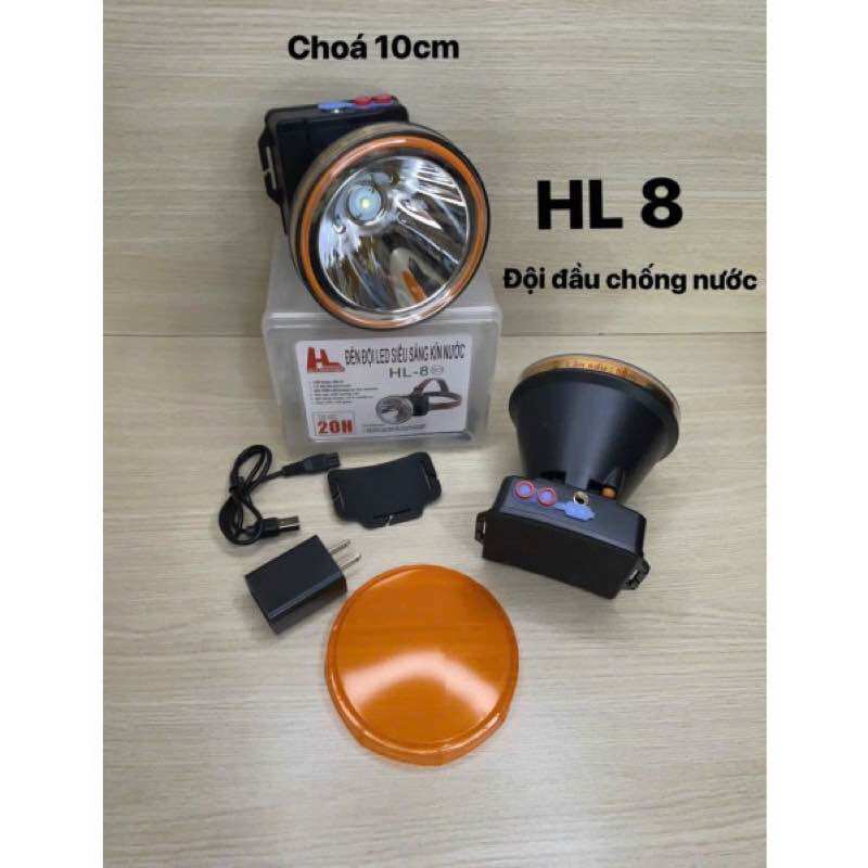 Hl8 đèn đội đầu dành cho thợ lặn choá 10cm