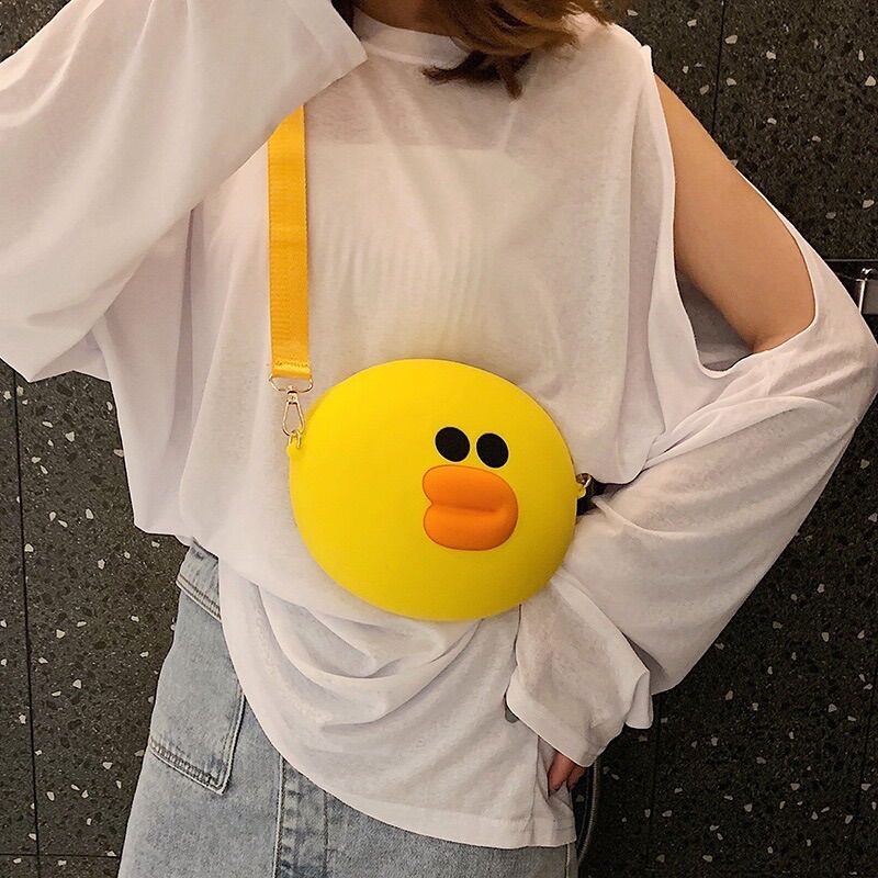 Túi hình Vịt Gà Vàng sally đeo chéo