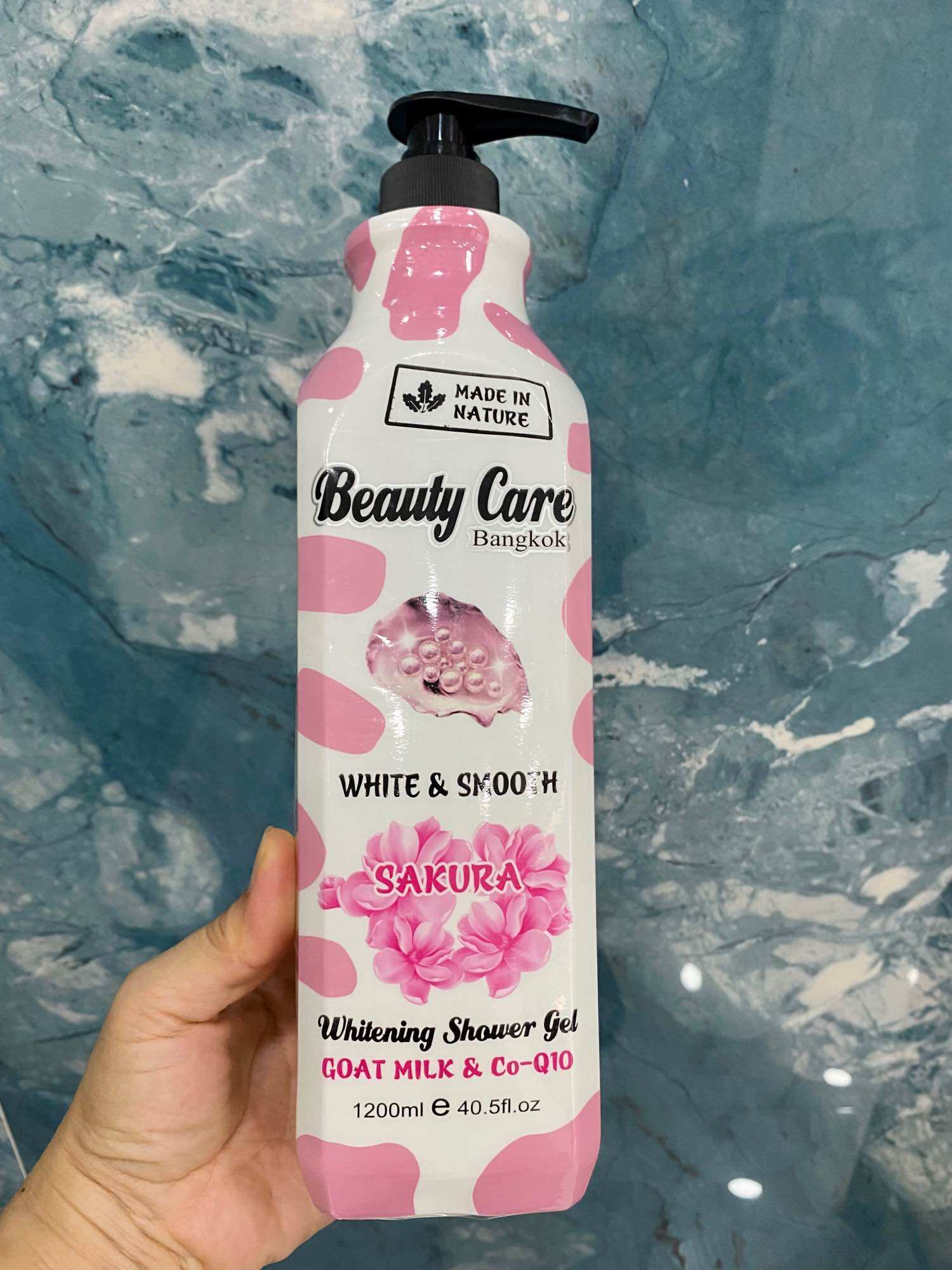 Sữa tắm sữa bò /dê/ tổ yến Thái 1200ml