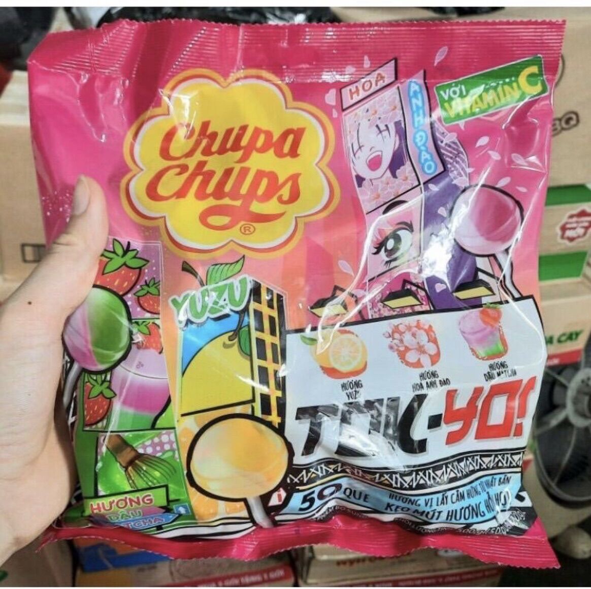 Kẹo mút Chupa Chups các loại