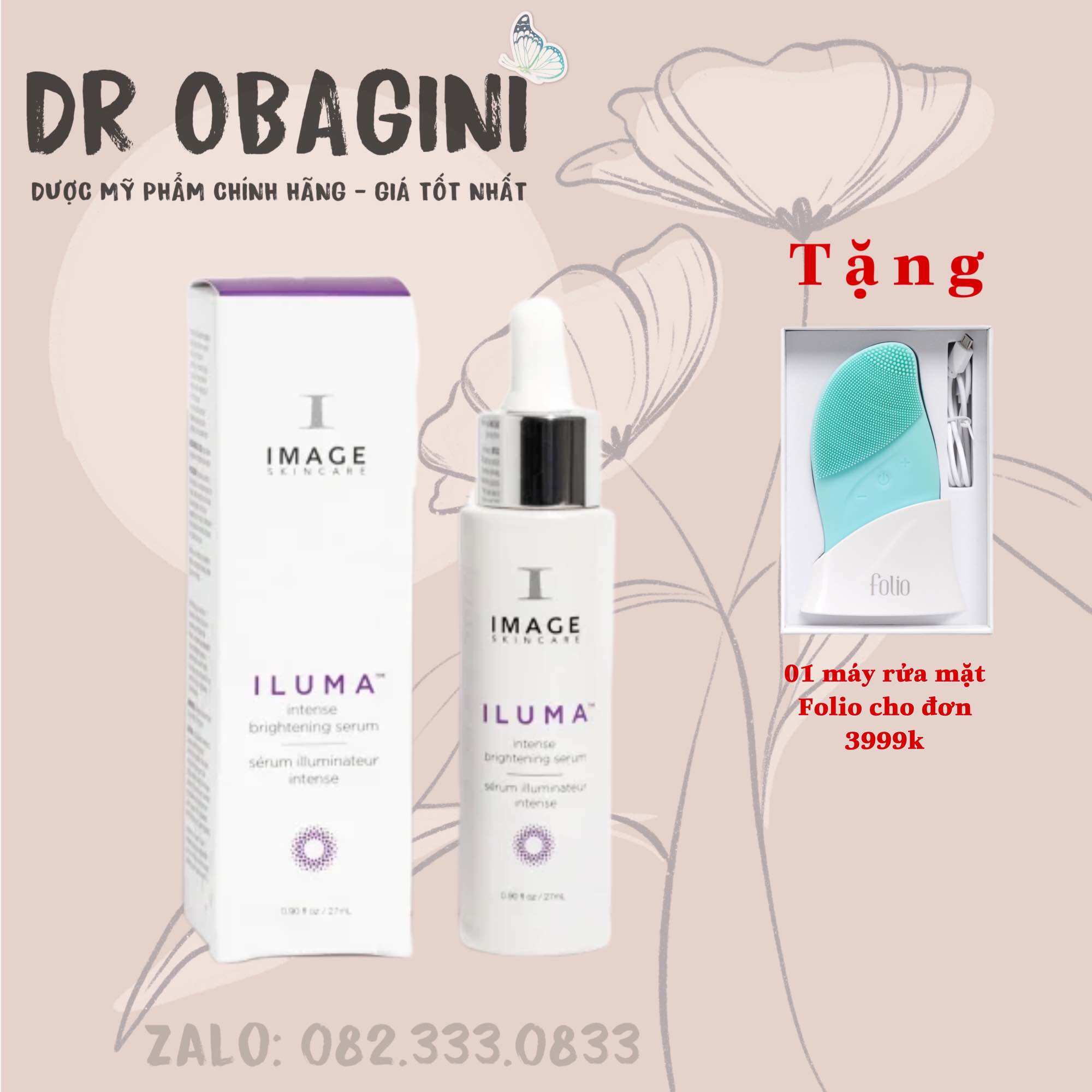 Image Skincare Iluma Intense Brightening Serum 1oz / 30ml Serum Làm Trắng Sáng Da, Mờ Thâm Cấp Tốc
