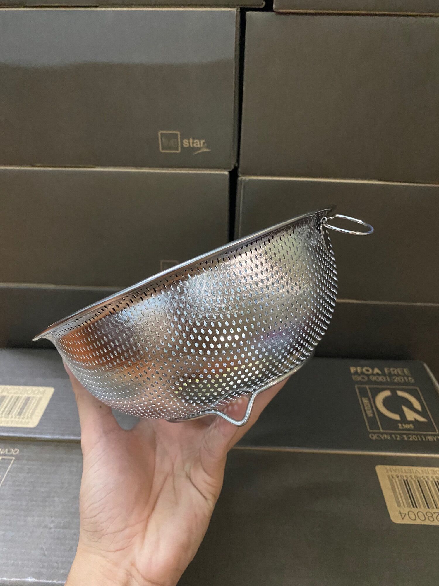 Rổ Đông Nam 18cm inox 304 cap cấp