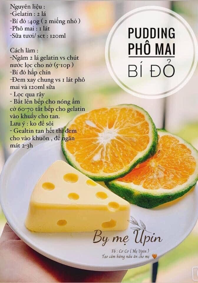 Khuôn Silicon làm bánh, thạch , pudding hình phô mai 8 miếng