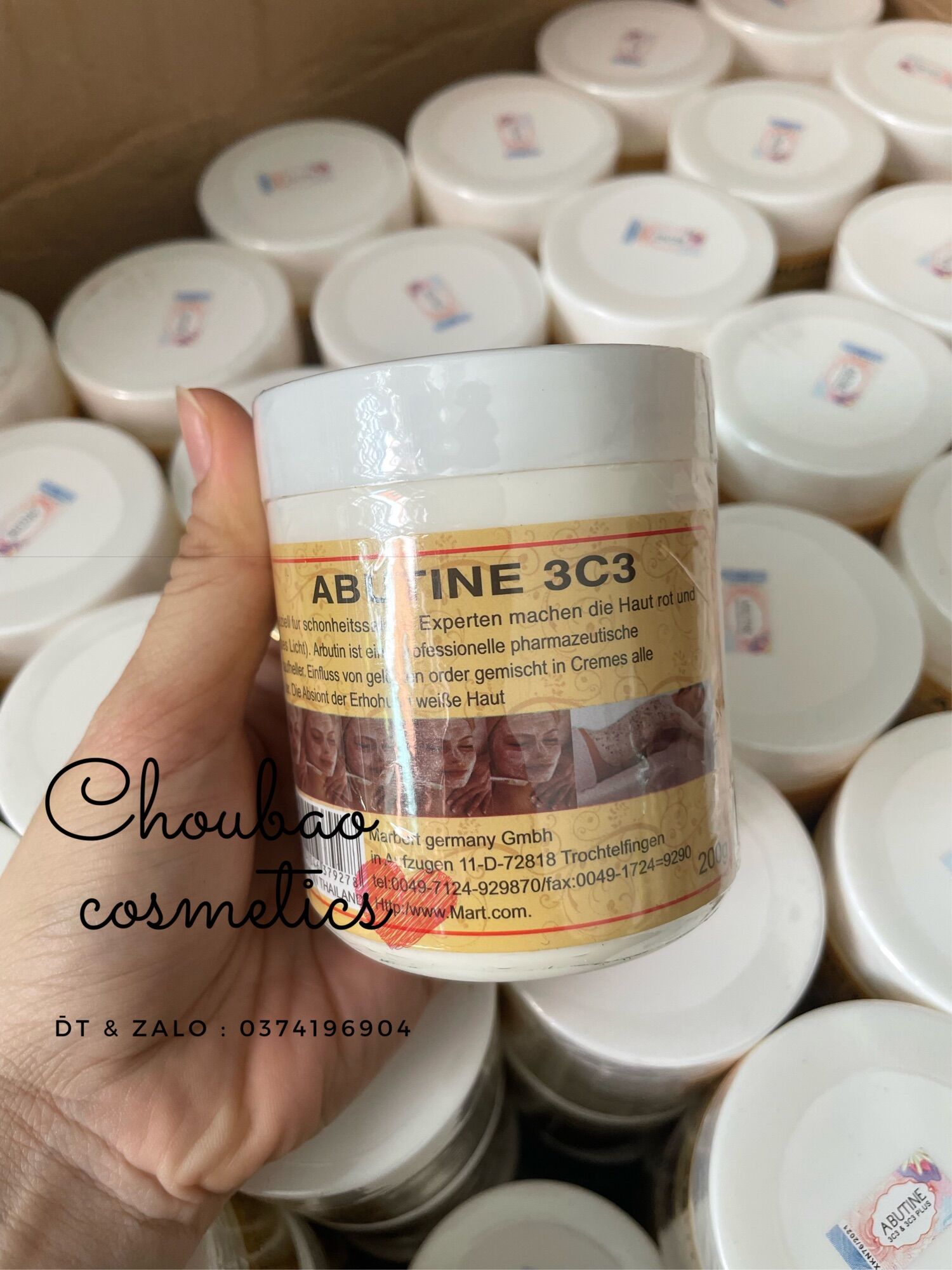 Kích trắng dạng kem Abutine 3c3 200gram