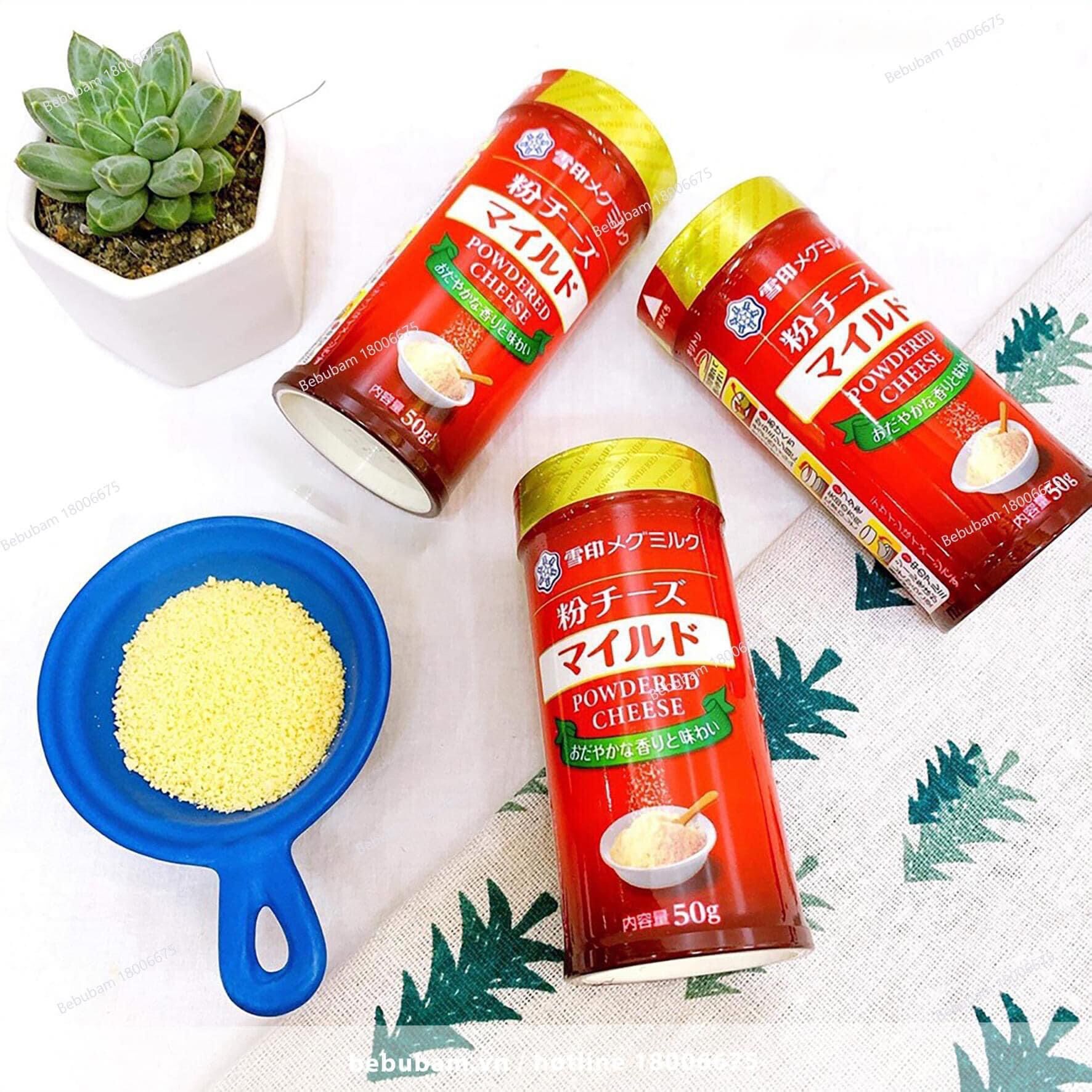 Phô mai rắc Meg Nhật Bản cho bé ăn dặm