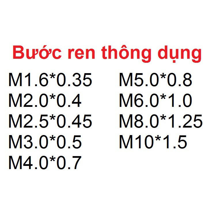 (HCM)Long đền INOX 304 M3 M4 M5 M6 M8 M10