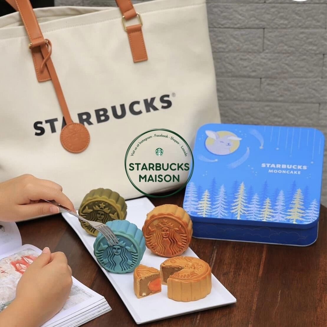 |STARBUCKS CHÍNH HÃNG| BÁNH TRUNG THU STARBUCKS
