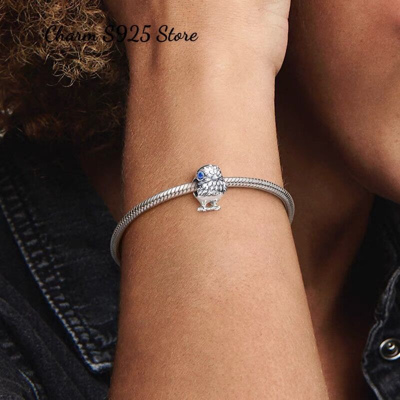 CHARM PAN ALE GÀ CON ĐÁNG YÊU BẠC S925 CAO CẤP
