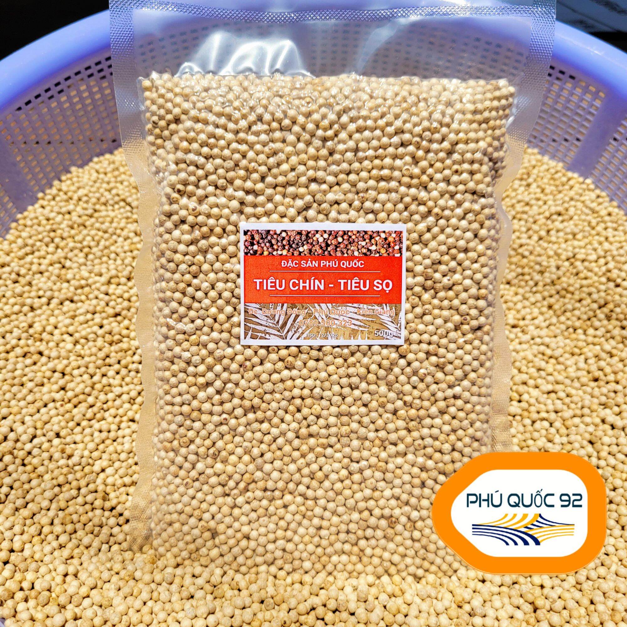 Tiêu Sọ Trắng - Đặc Sản Phú Quốc 500g