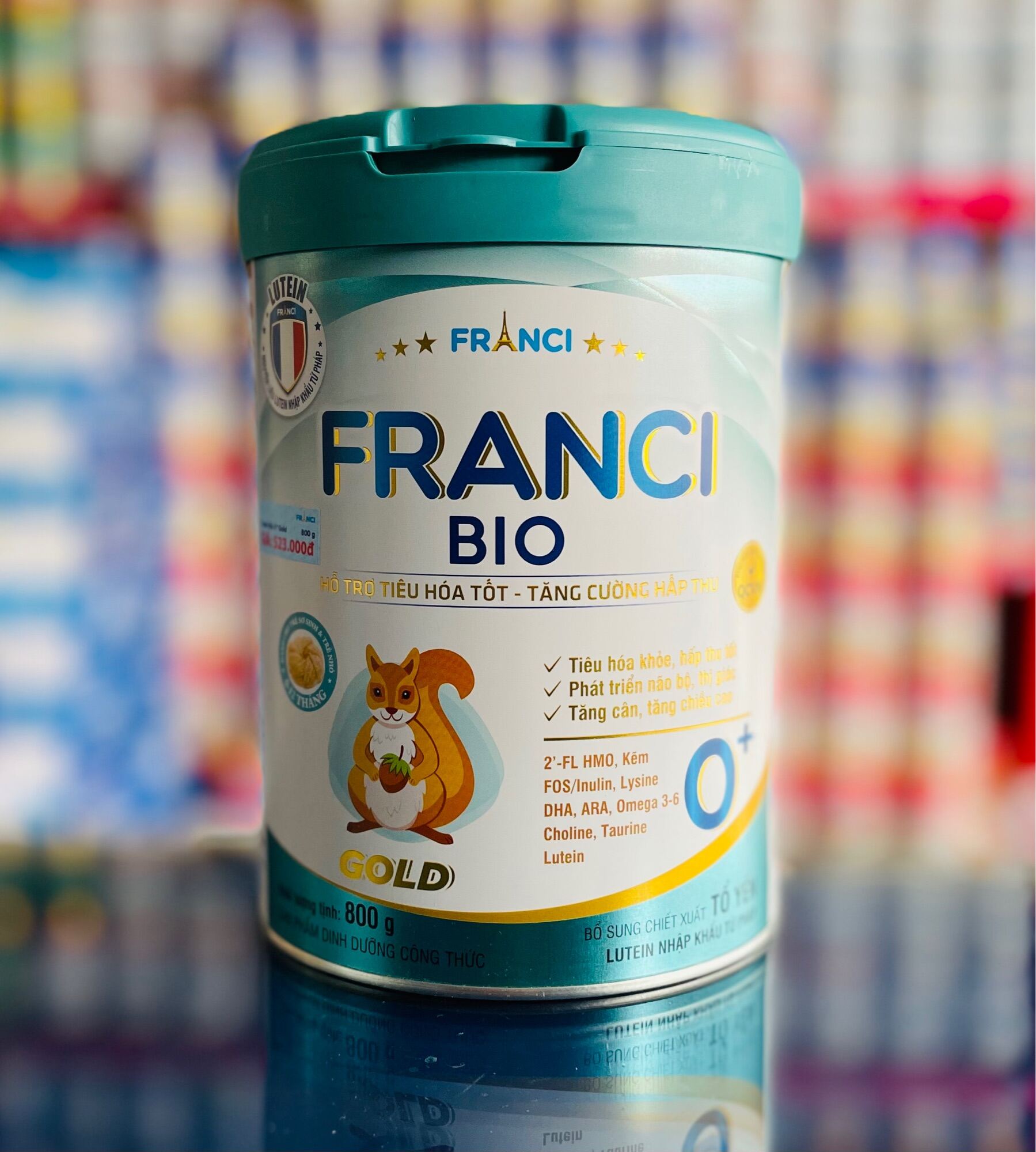 Combo 3 lon sữa bột franci bio 0+ 800g - ảnh sản phẩm 3