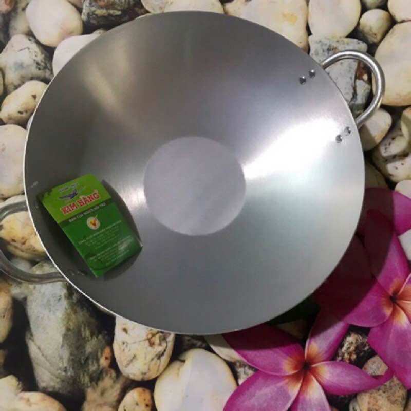 [HCM]Chảo nhôm bầu xi KIM HẰNG size lớn có bảo hành