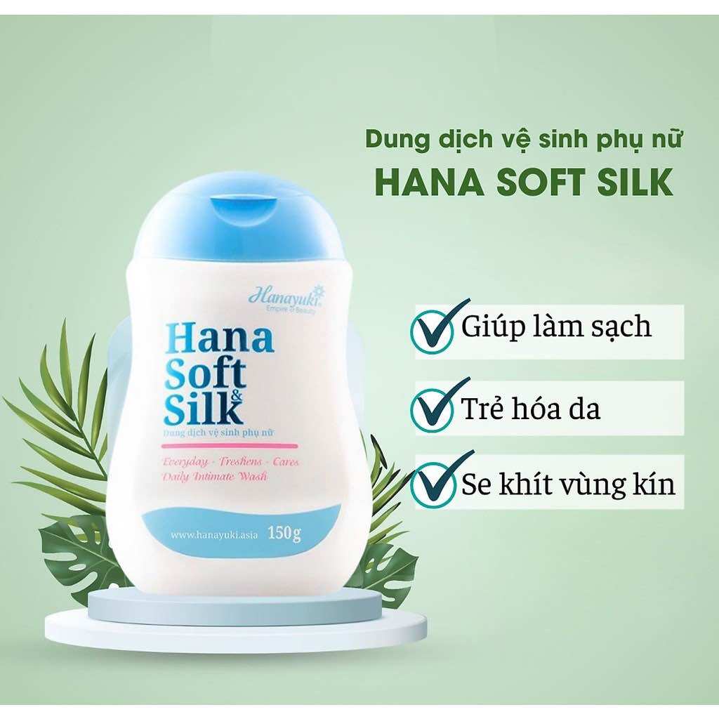 [CHÍNH HÃNG] Dung Dịch Vệ Sinh Phụ Nữ Hana Soft Silk Hanayuki