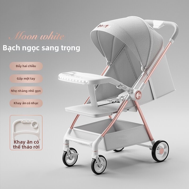 Landscape Reversible Portable Folding Baby Stroller - 4