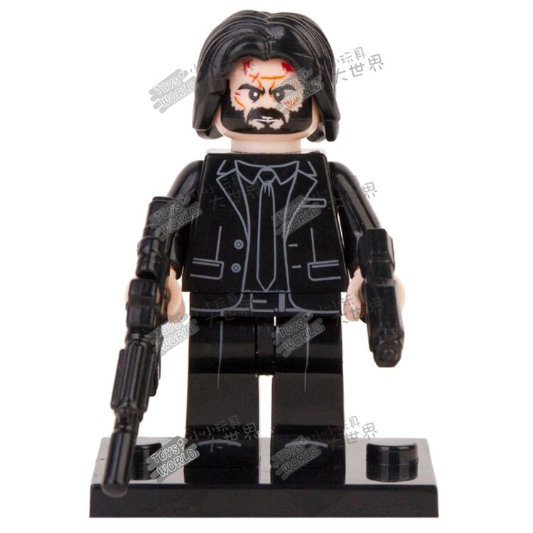 Đồ Chơi Lắp Ráp Mô Hình Điện Ảnh John Wick Keanu Reeves Action Figure Building Blocks Đồ Chơi Dành C