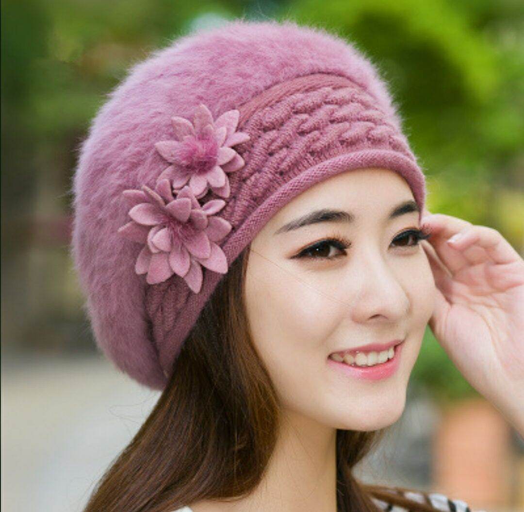 Nón mũ len beret nữ thời trang Hàn Quốc