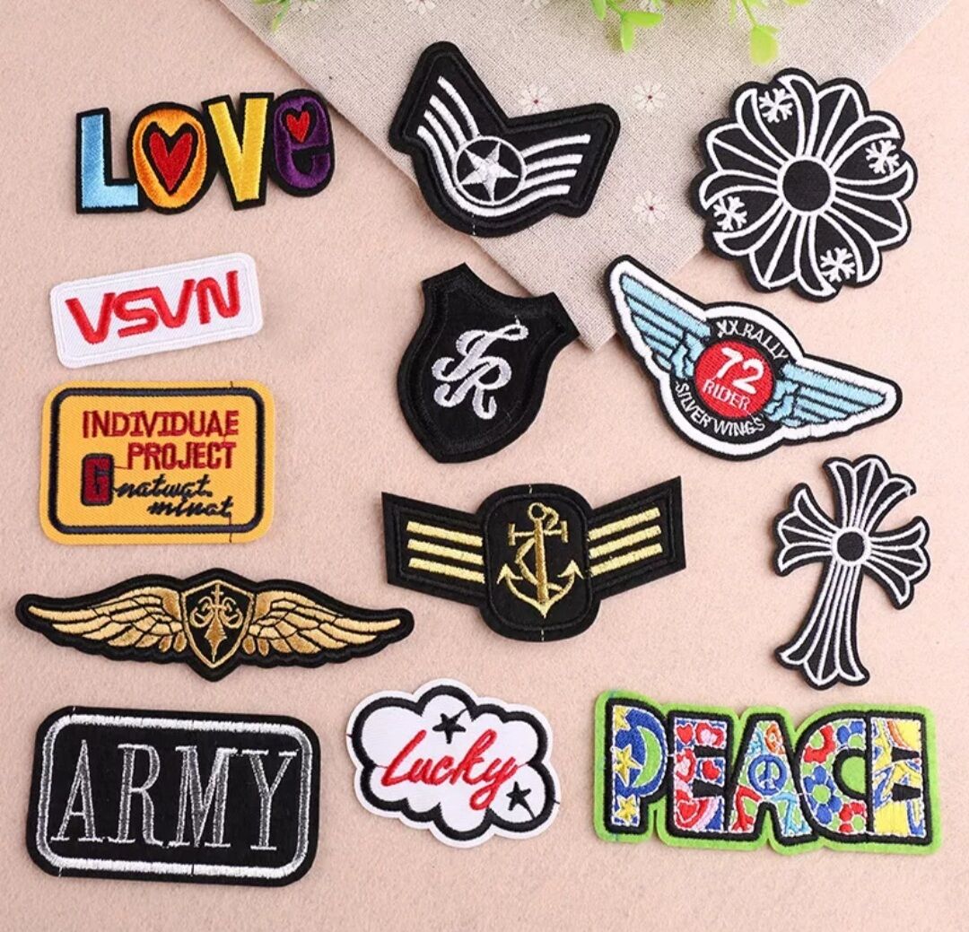 Sticker patch logo thêu ủi hình các loại cao cấp ms666336