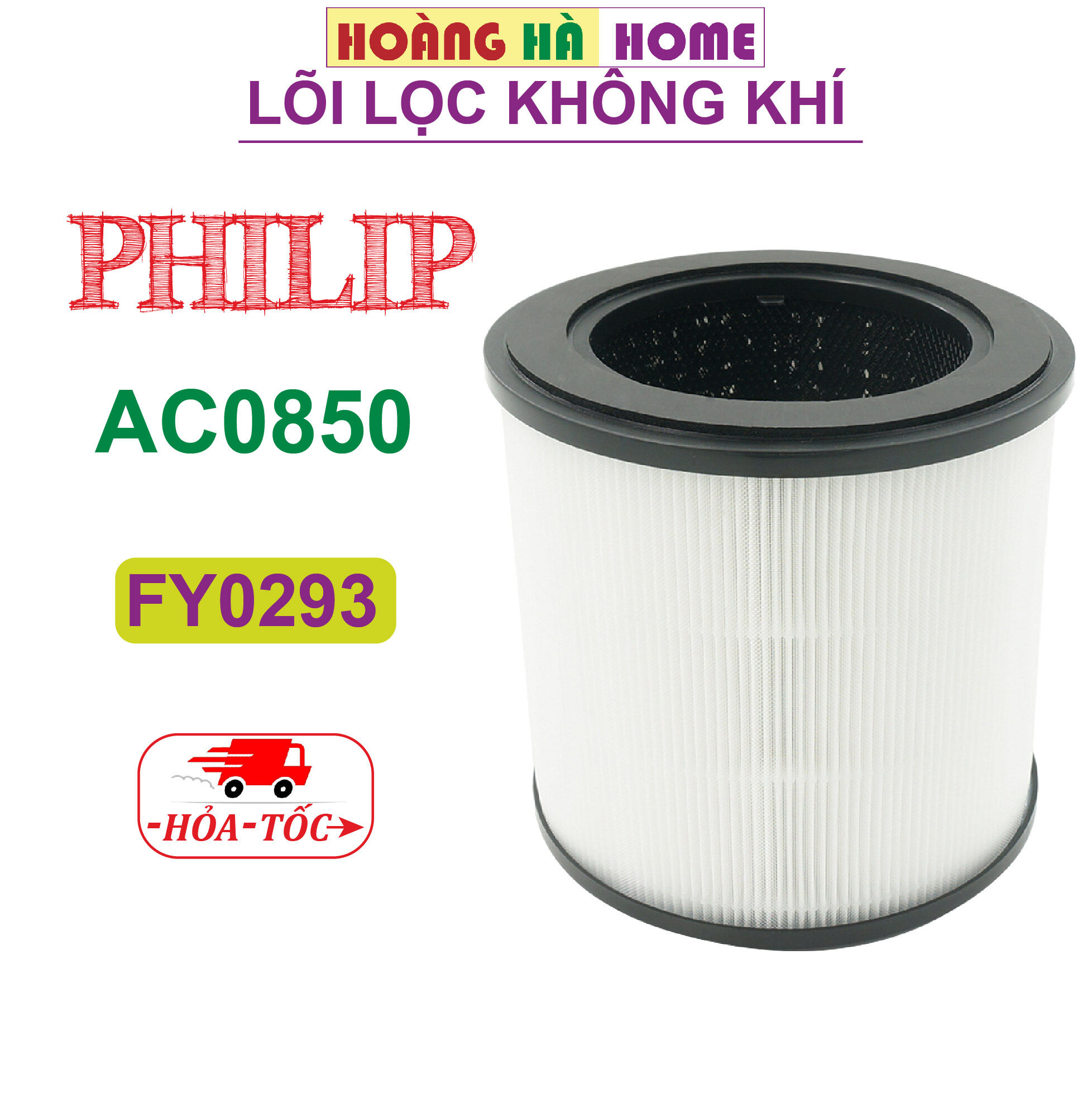 Lõi lọc không khí philips ac0850, màng lọc không khí fy0293, bộ lọc thay thế philip ac0819 ac0820 ac0830.