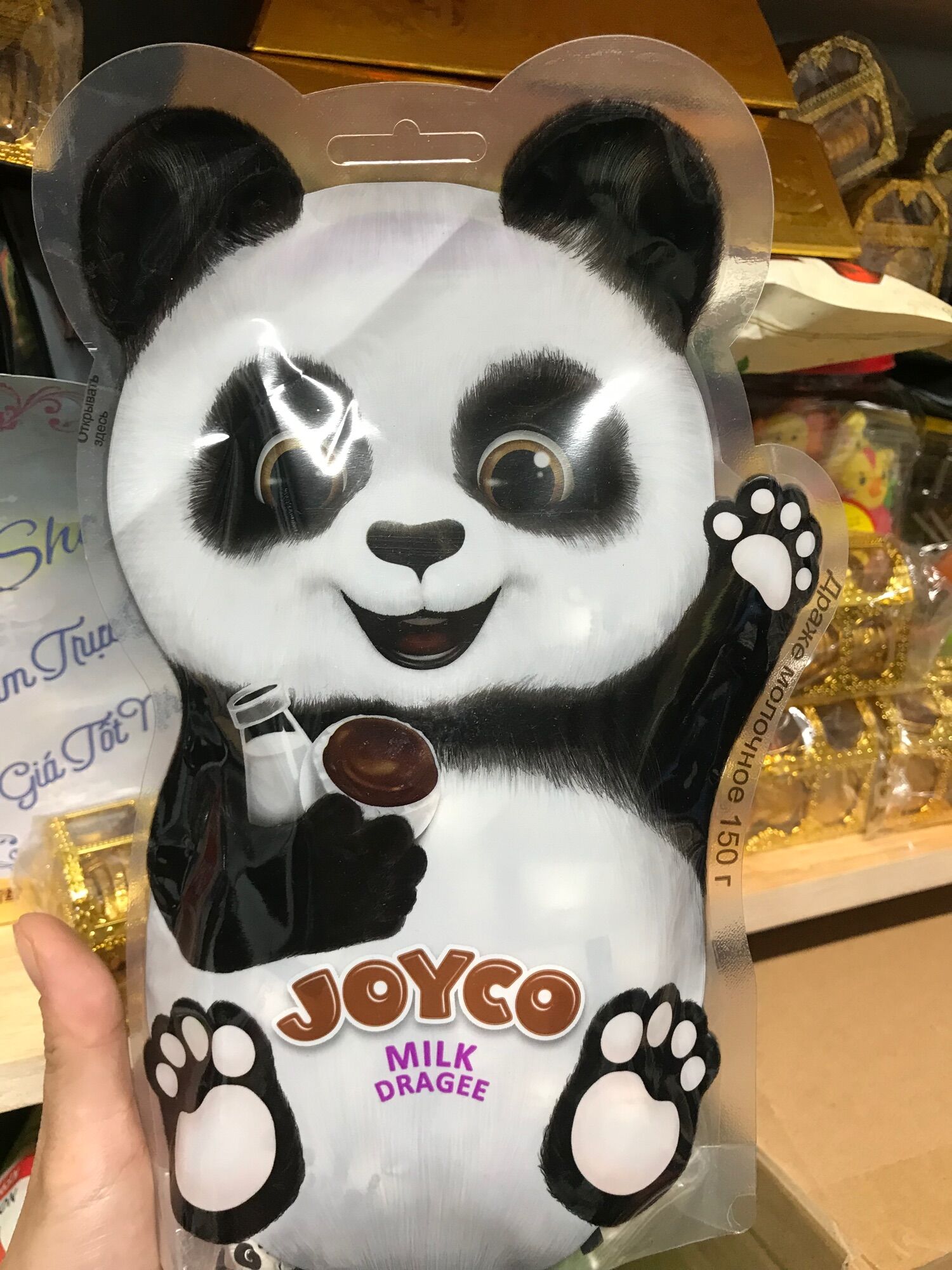 Kẹo Socola Gấu Trúc Panda Joyco Milk Dragee ( 1 Bịch 150g)