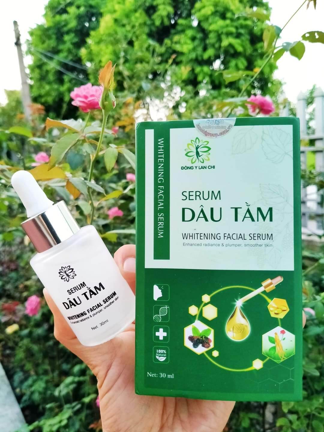 bộ sản phẩm ủ trắng và serum dâu tằm
