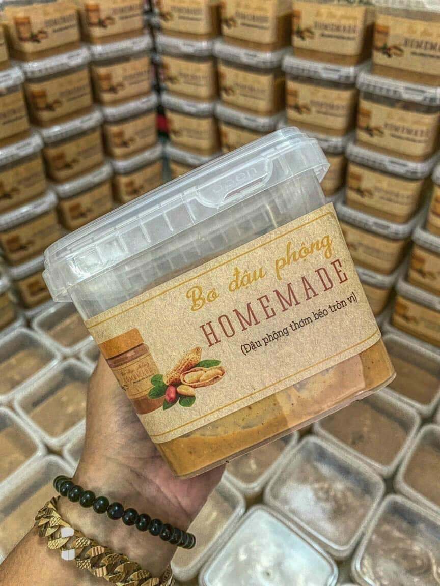 Bơ đậu phộng homemade 500gr - Tạp hoá hana