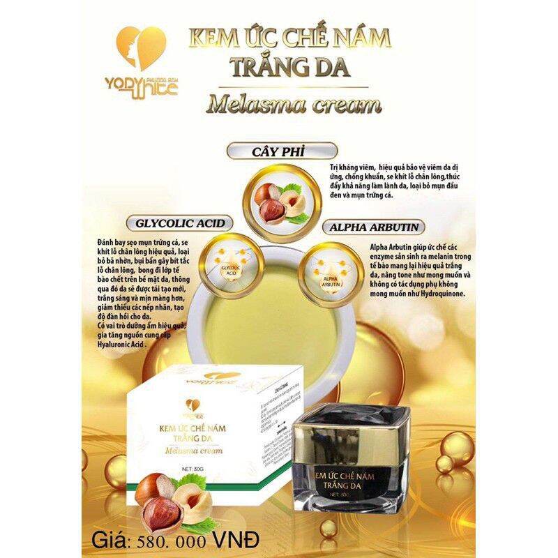 [HCM]KEM ỨC CHẾ NÁM YODYWHITE PHƯƠNG ANH