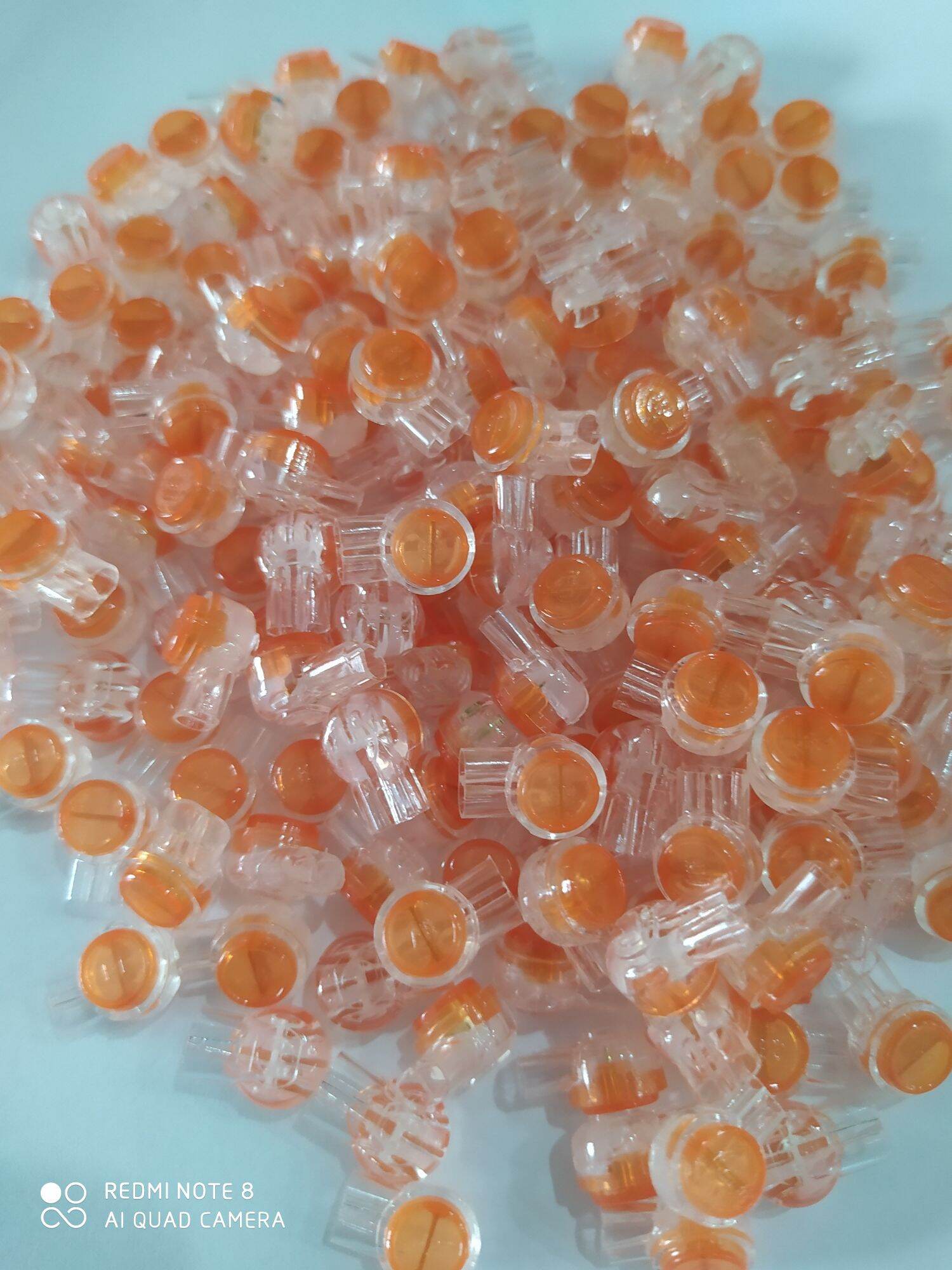 Rệp nối dây mạng , dây điện thoại túi 100 hạt