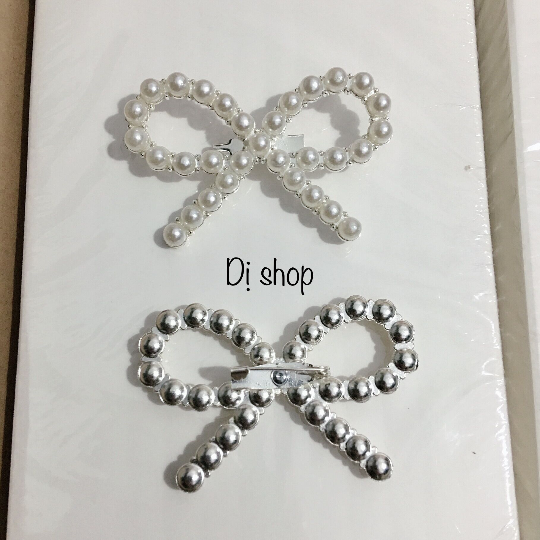 Tag cài nơ siêu xinh size tầm 6-7cm