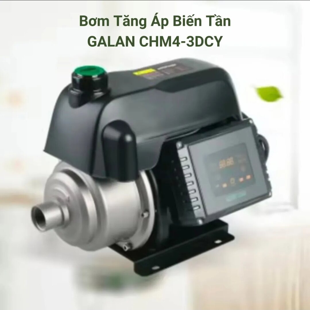 Máy bơm nước inox thông minh inverter model: galan đặt hàng prodn sx/chm4-3dcy