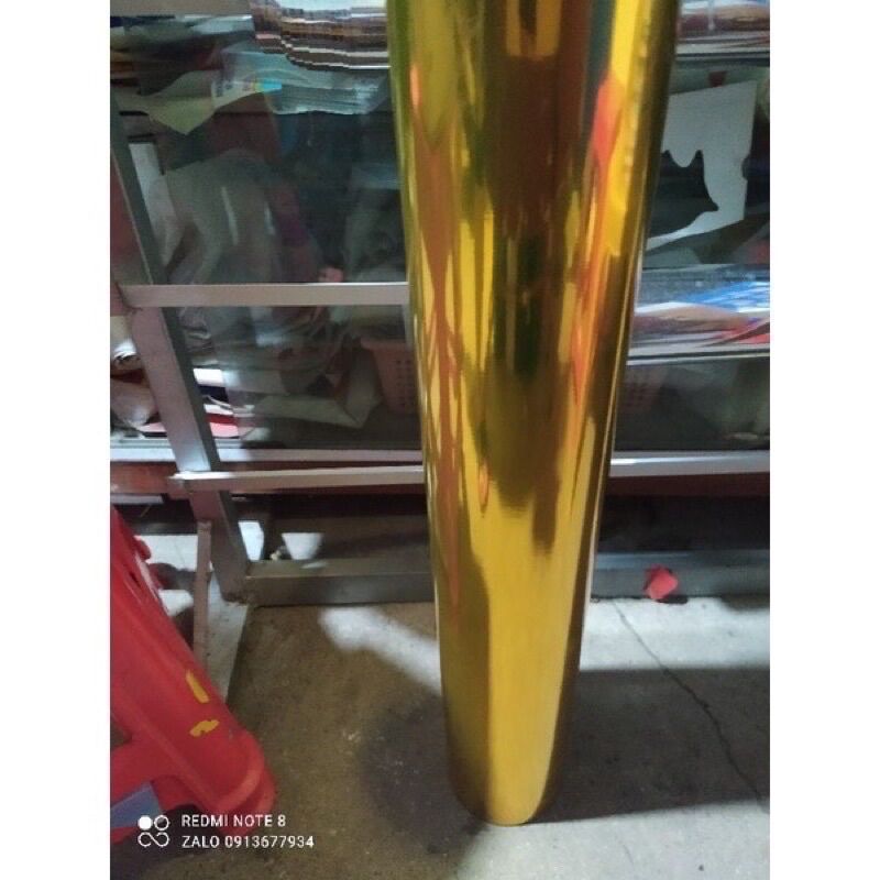 Decal Crom Vàng Siêu Bóng Dán Oto Xe Máy