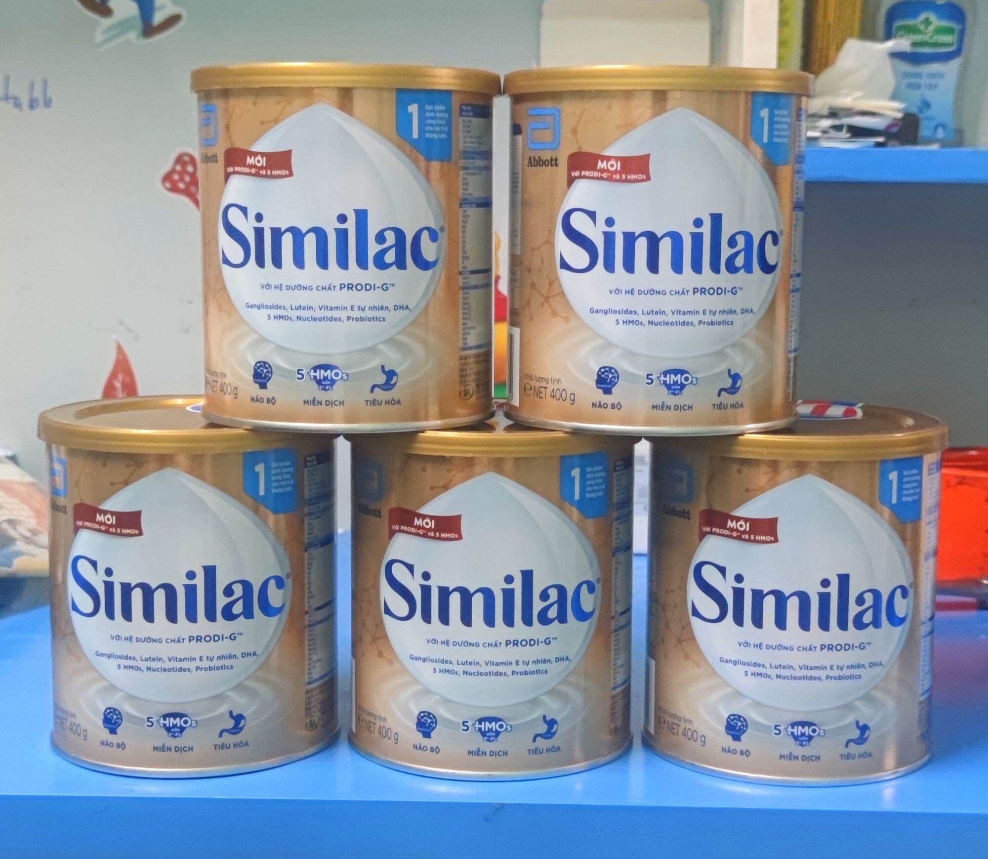 Combo 5 sữa similac 1 400g