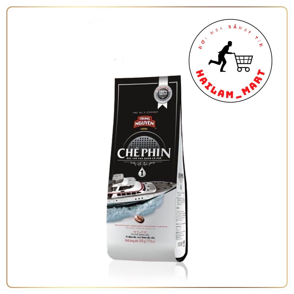 Cà phê rang xay chế phin 1 - trung nguyên legend - 500gr - culi, robusta