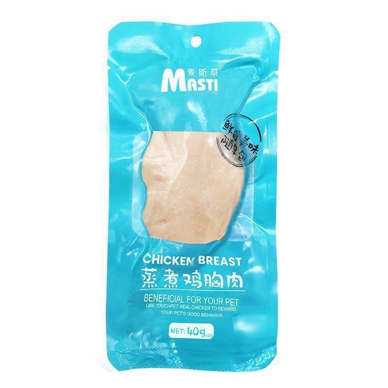 ( Tân phú )Combo 10 gói ức gà hấp ăn liền masti cho mèo