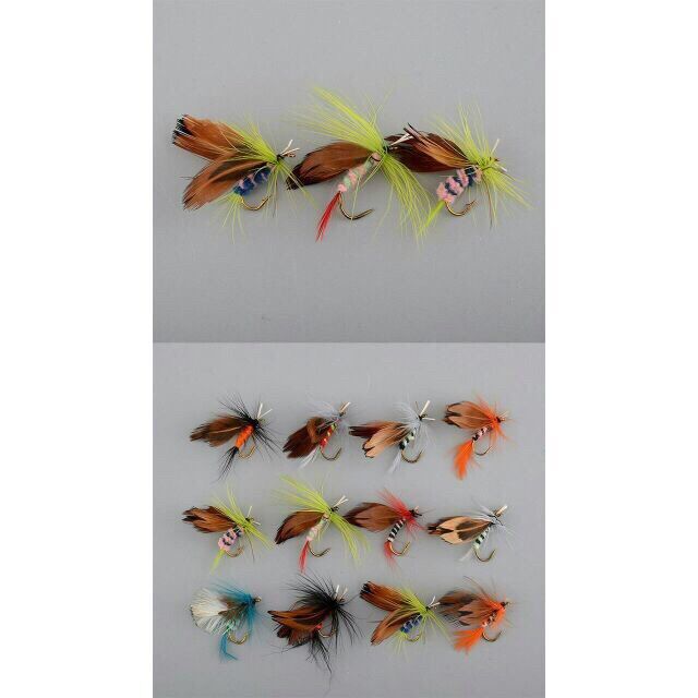 Mồi muỗi bay - mồi giả fly/12 con khác nhau có bán lẻ
