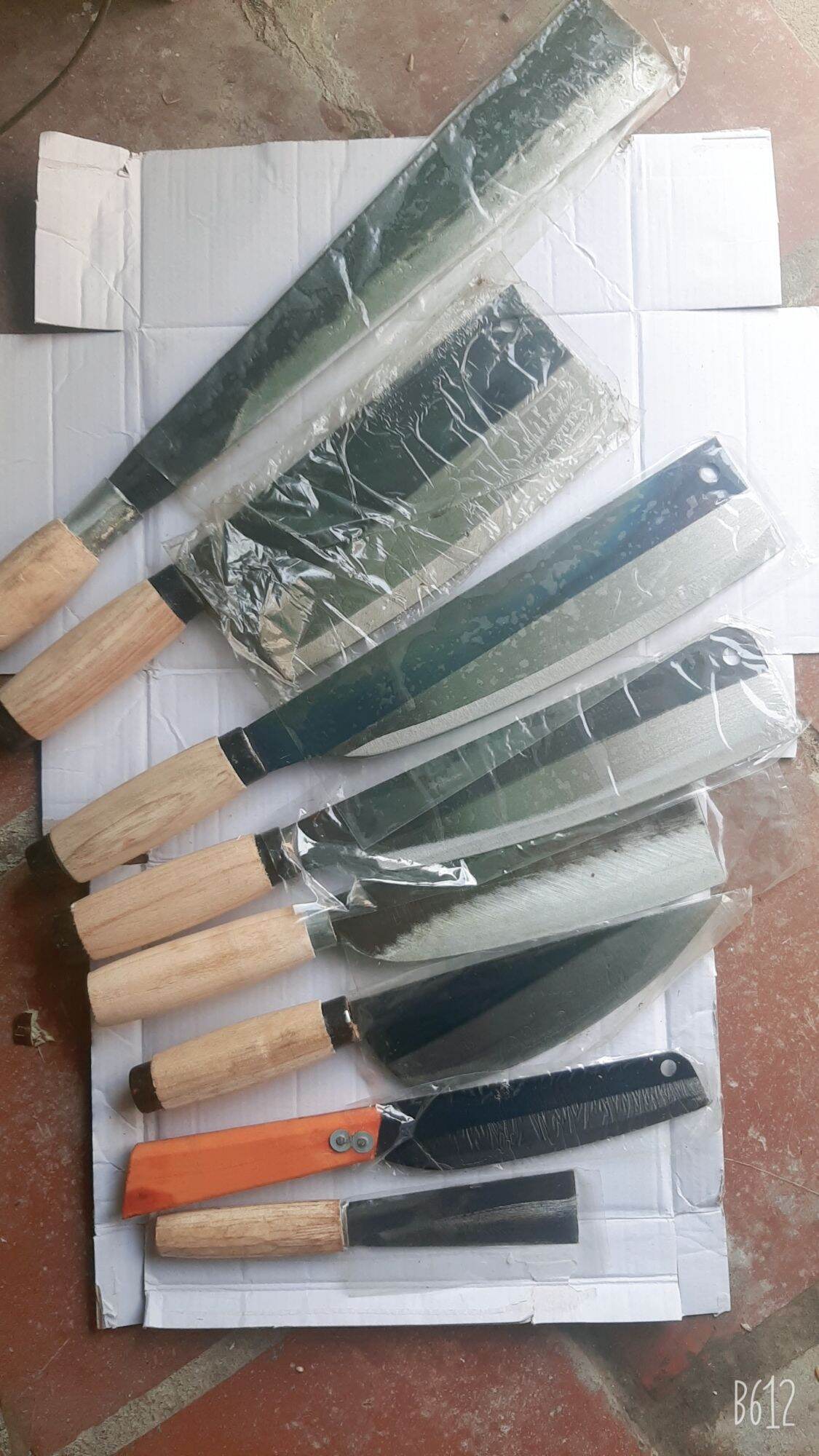 bộ dao 8 món nhà bếp dùng để chặt, thái, gọt...