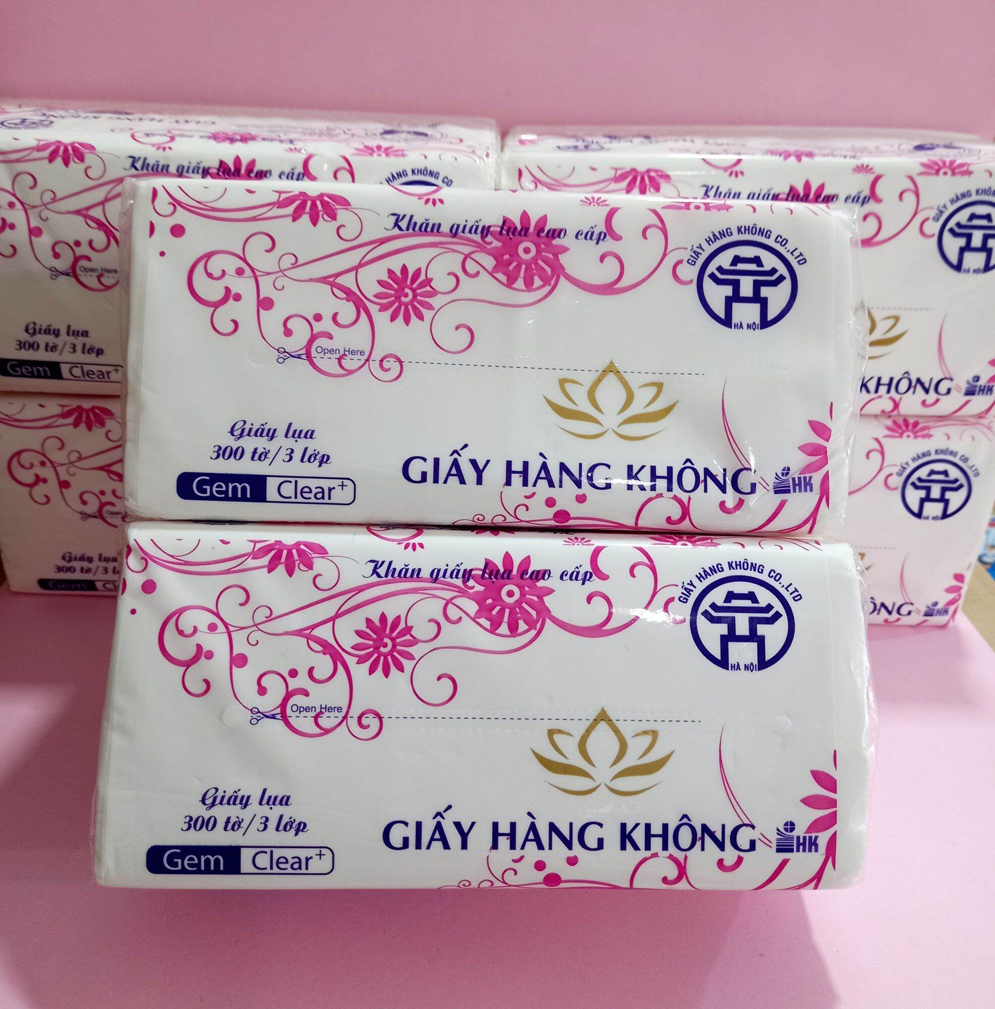 Giấy lụa Hàng Không 300 tờ hàng loại I ( Giấy lụa đẹp)