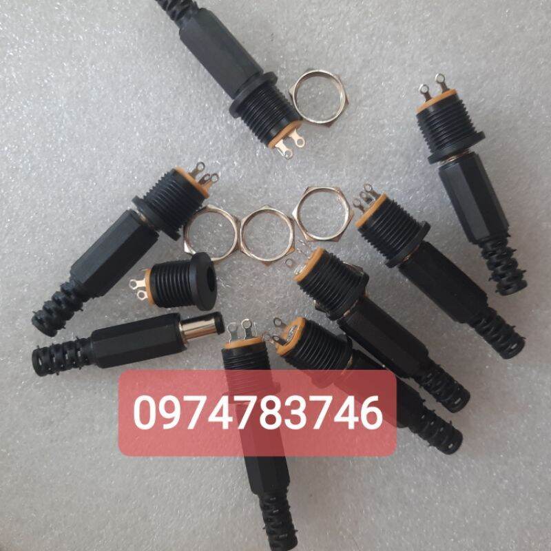 1 đôi jack cắm đực cái 5-12v. 5.5mm