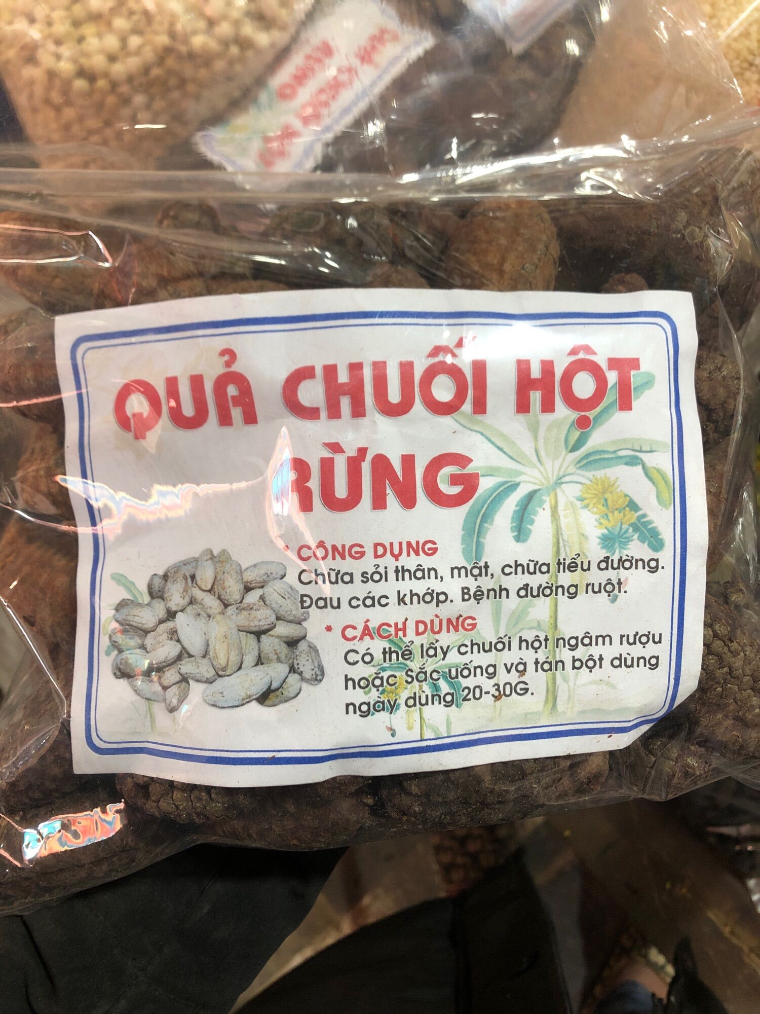 1kg Chuối hột rừng ngâm rượu