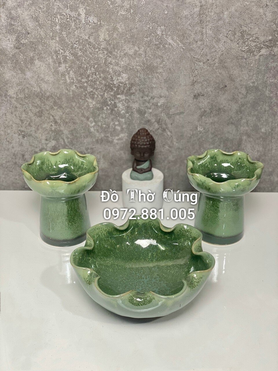 Ly cắm phật thủ Men hoả biến, lọ phật thủ bằng sứ Bát Tràng