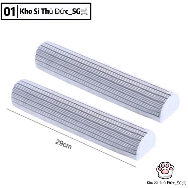 Bông Lau Nhà Mút Non Cao Su Bản 28cm sử dụng cho cây lau của shop
