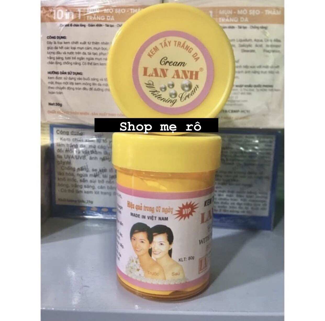 Kem Tẩy trắng da toàn thân Lan Anh hủ da tế 80g