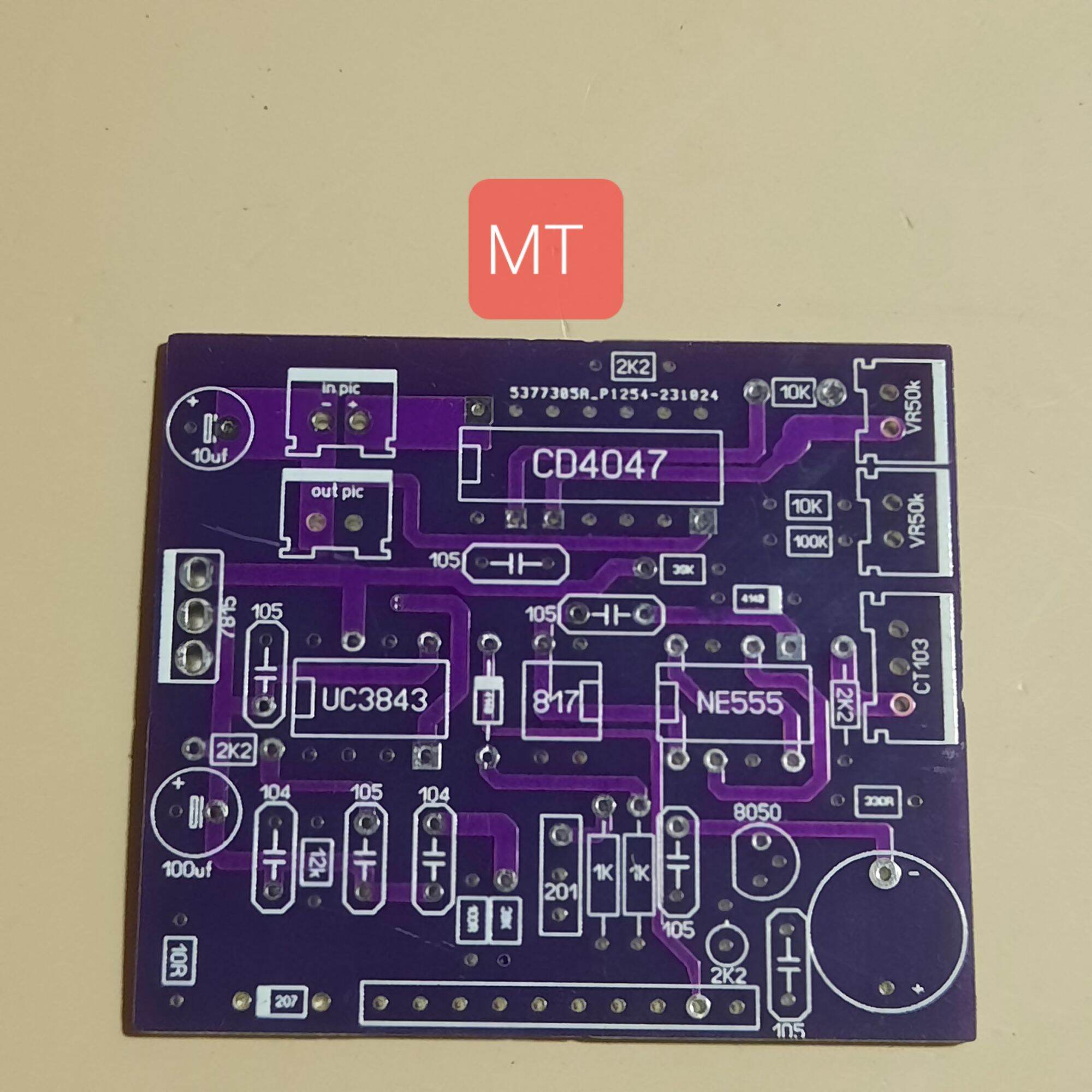 Bo lái IGBT 3 chế độ 4047 và 555 có thả cáp