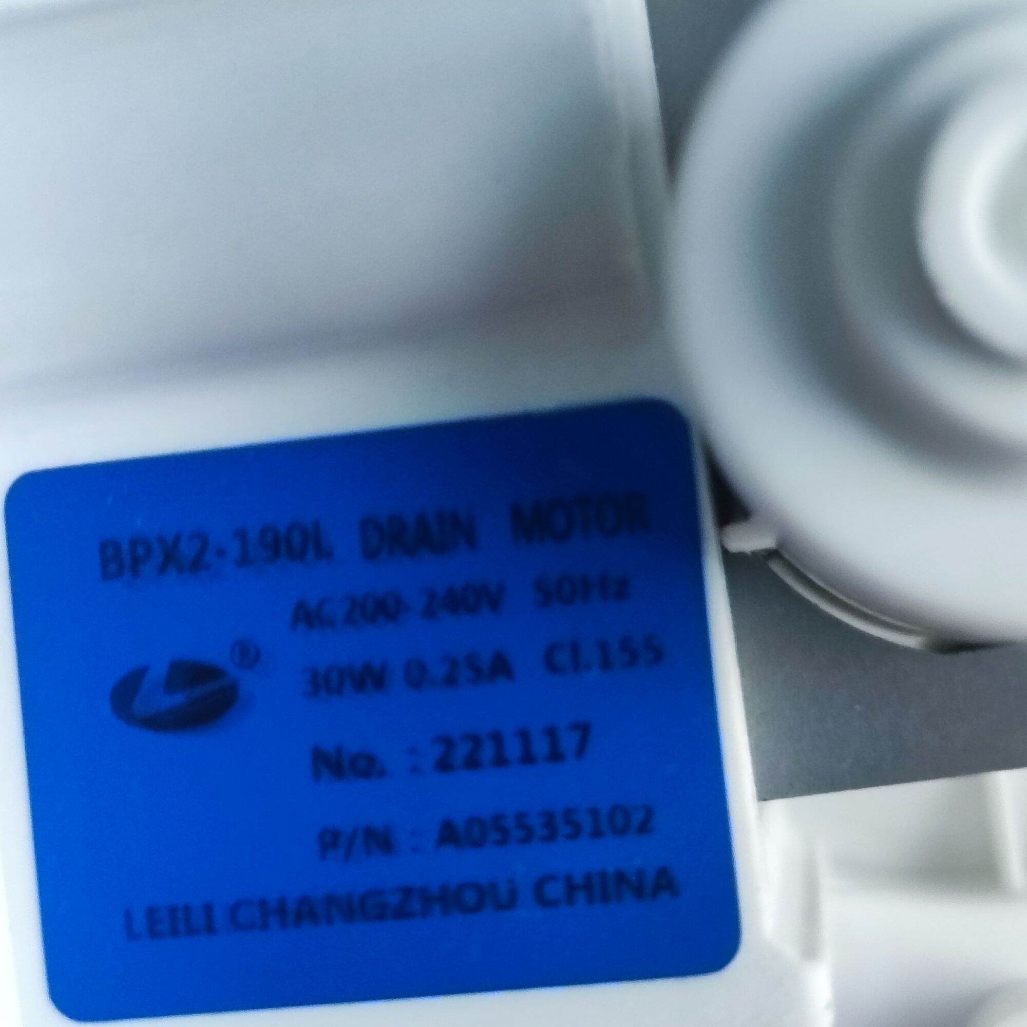 bơm xả nước máy giặt Electrolux