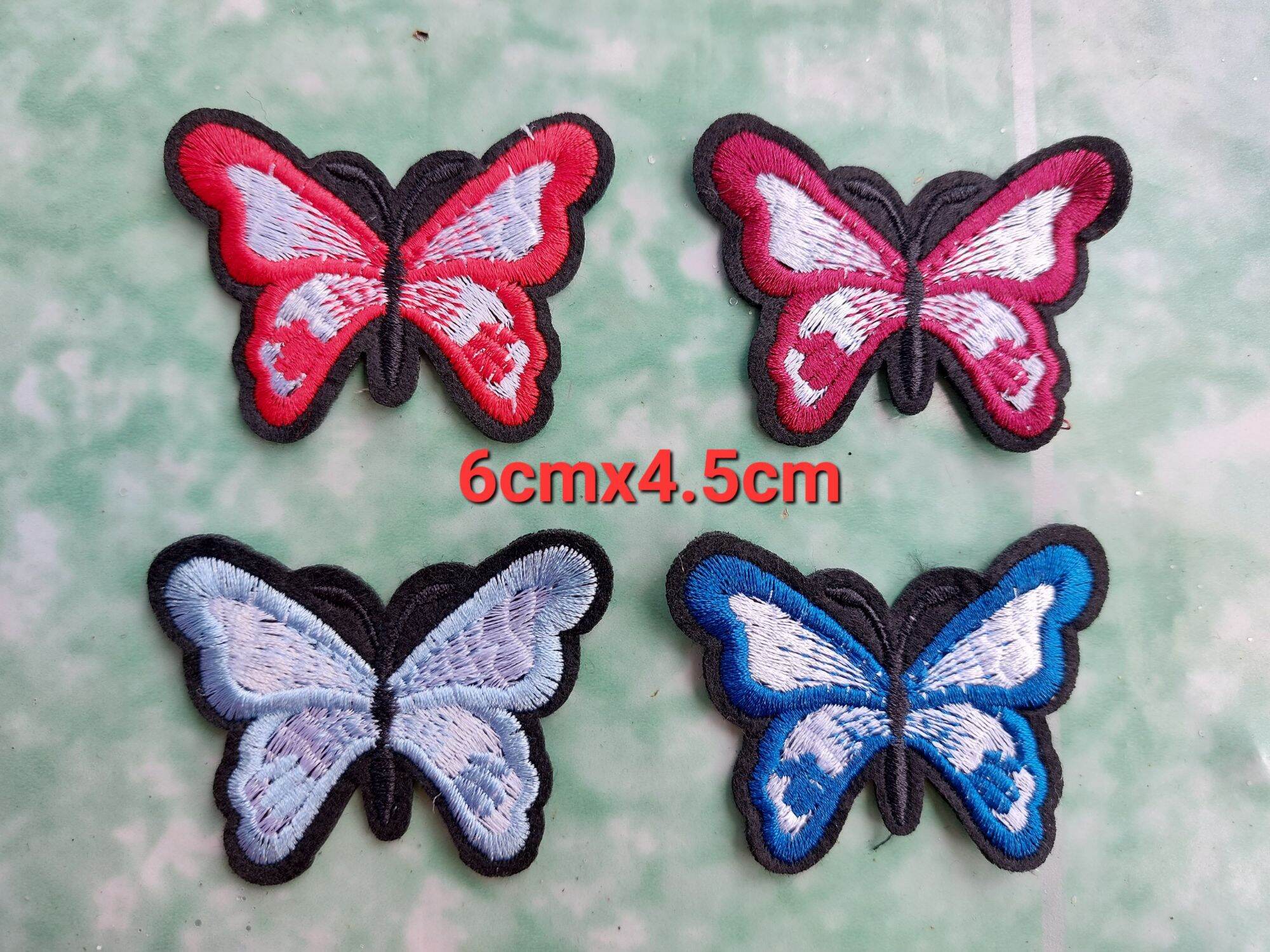 1 bướm thêu đắp vải
