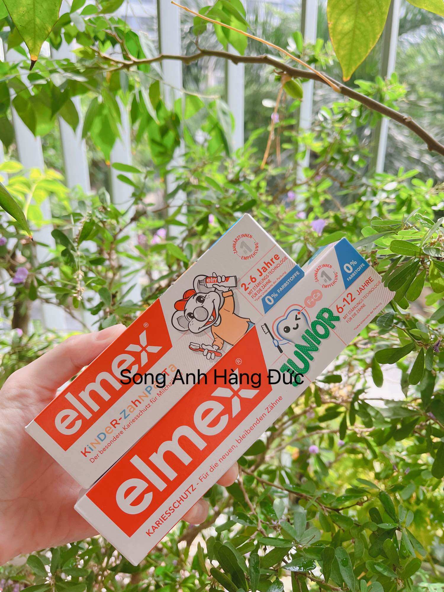Kem đánh răng Elmex nuốt được cho bé 2-6 tuổi