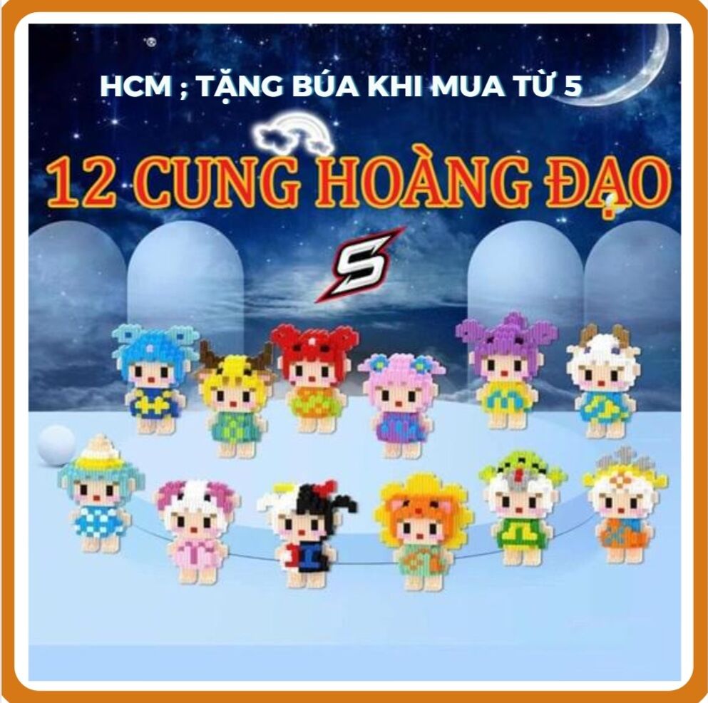 Lego 12 cung hoàng đạo mini, Mô hình cung hoàng đạo 3d mini, lego mô hình 12 cung hoàng đạo