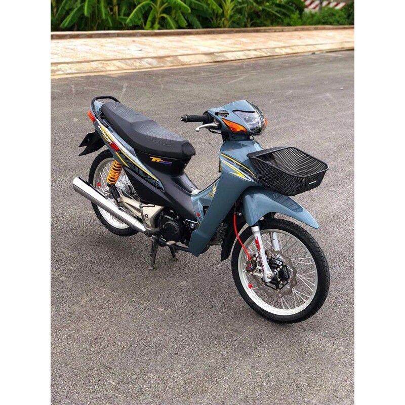 Dàn áo xe máy, dàn áo dành cho xe RS có màu xanh và xám xi măng tặng pha đèn, xi nhanh ,đèn lái ốc và tem như hình xe nhưng có nhận sơn màu theo yêu cầu, chất liệu nhựa ABS